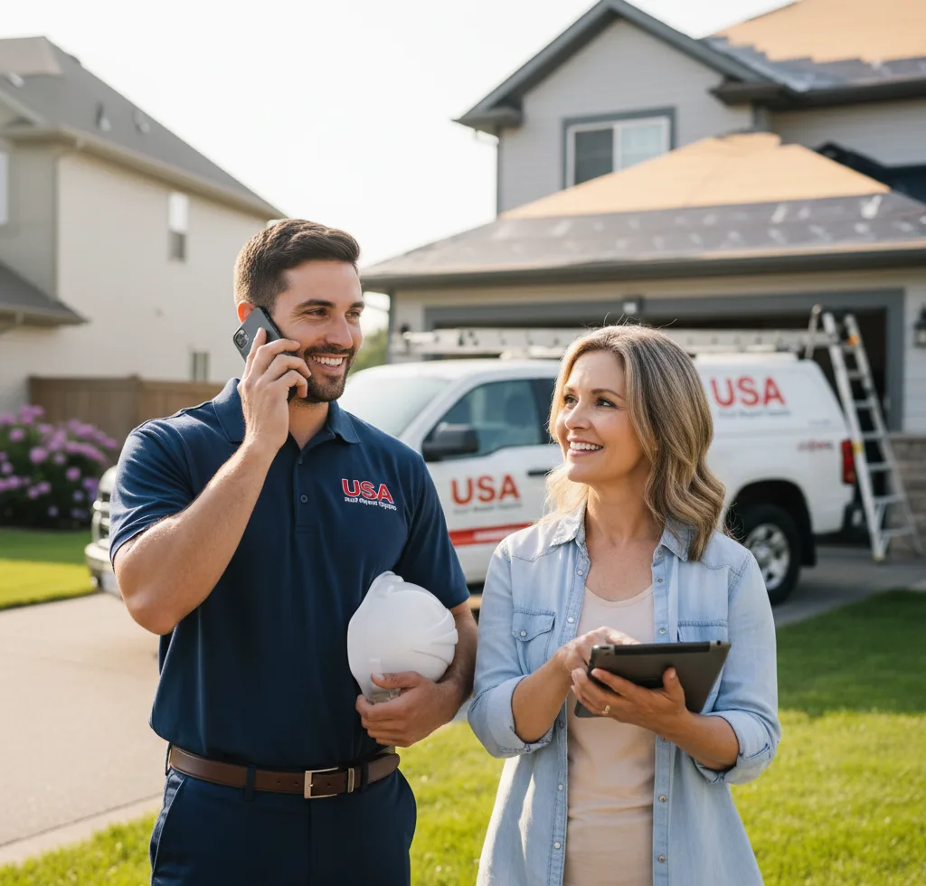 USA Roof Repair Experts customer support in Elkton